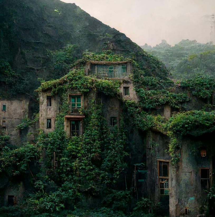 Смотрите, как выглядит заброшенное село-призрак, которое полностью поглотила природа: фото и видео